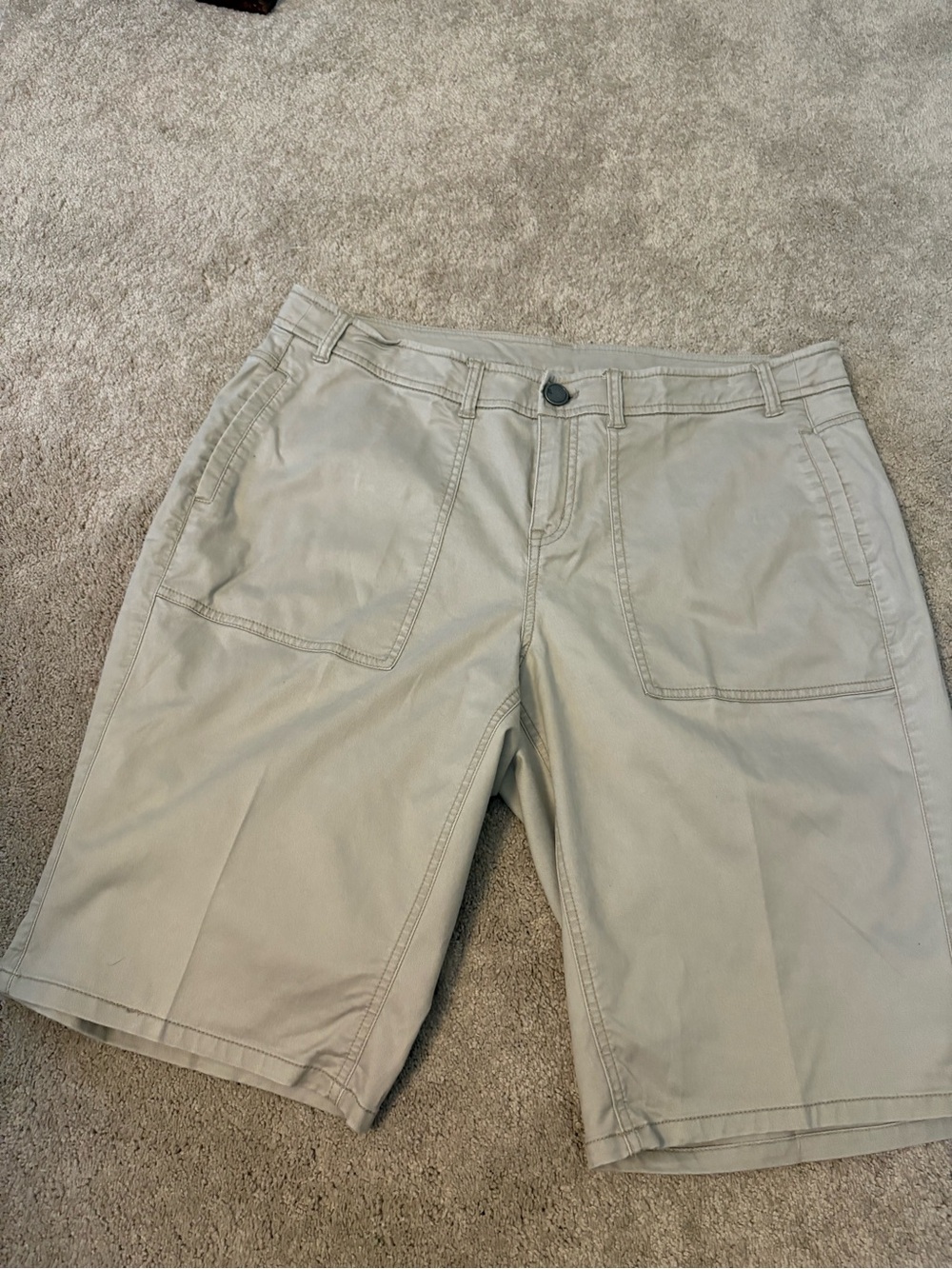 Lane Bryant Beige Casual Shorts